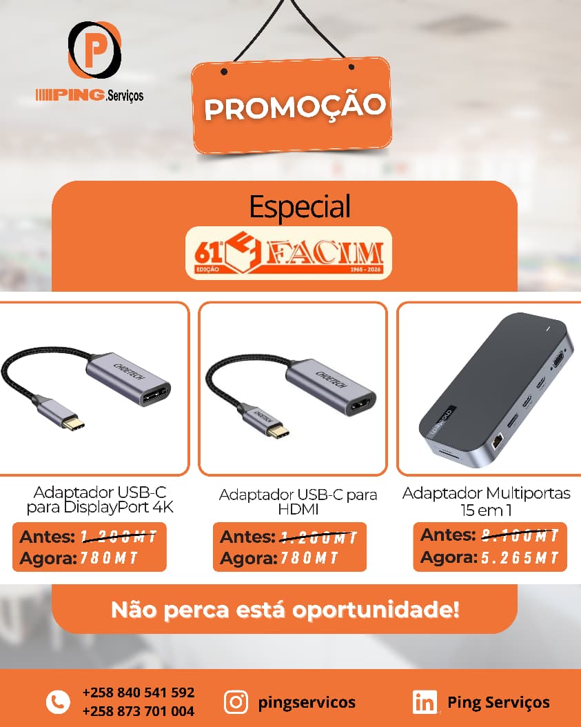 Promoção Ping Serviços 16